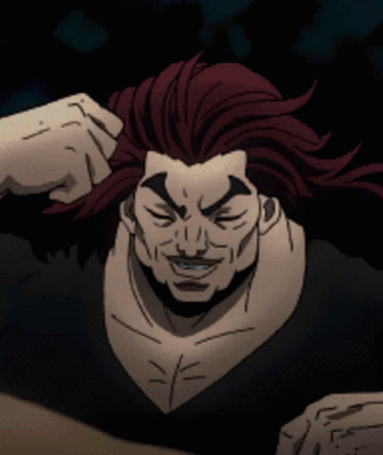 Yujiro Hanma Tiny Hand Gesture GIF