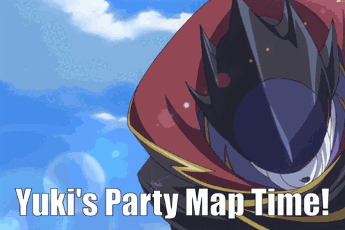 Yuki Party Map Time Displayed