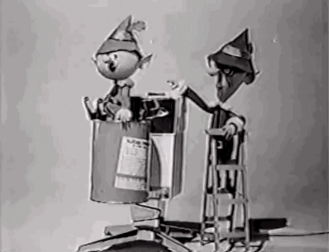 Yukon Cornelius Friend Hermey With Head Elf GIF