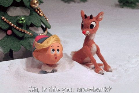 Yukon Cornelius Friend Red Nose Rudolph With Hermey GIF