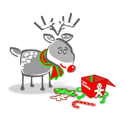 Yukon Cornelius Friend Rudolph Loves Santa GIF