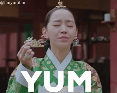Yum Shin Hye-sun Loving Food GIF