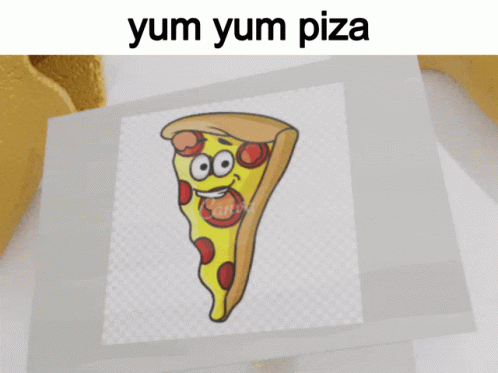 Yum Fortune Cookie Pizza GIF