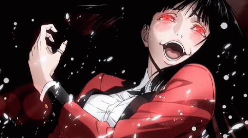 Yumeko Crazily Excited GIF
