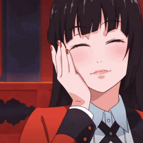 Yumeko Jabami Cute Laugh GIF