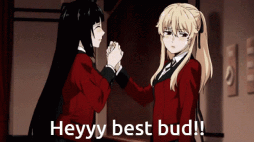 Yumeko Jabami Heyyy Best Bud GIF