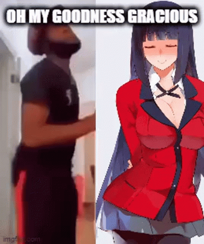 Yumeko Jabami Oh My Goodness Gracious GIF