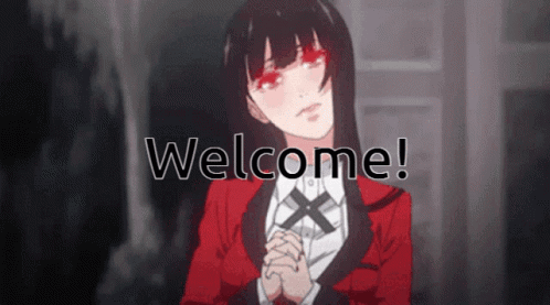 Yumeko Jabami Welcome GIF