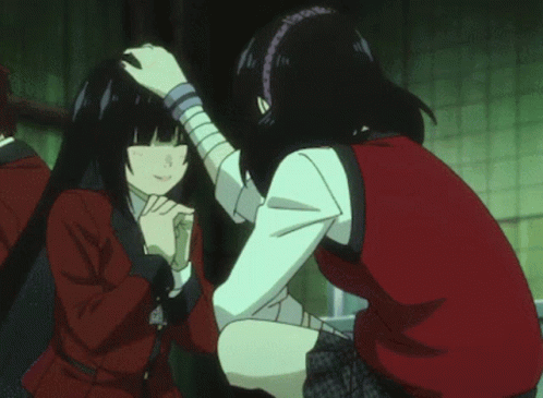 Yumeko With Midari GIF