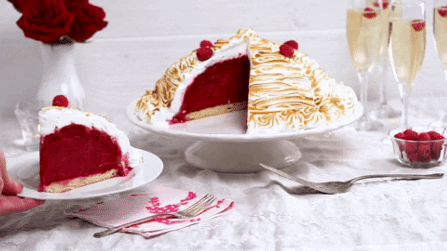 Yummy Dessert Raspberry GIF