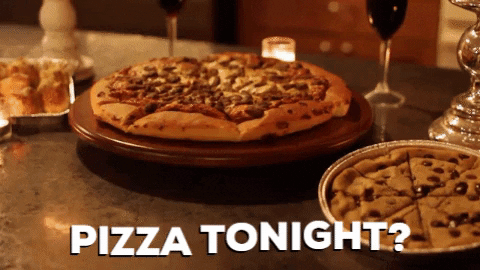 Yummy Pizza Tonight GIF