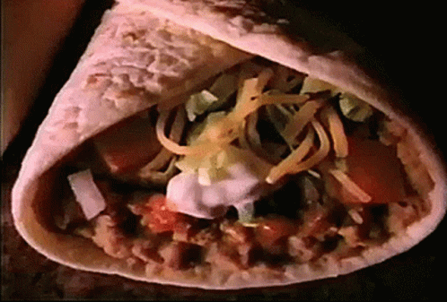 Yummy Taco Montage GIF