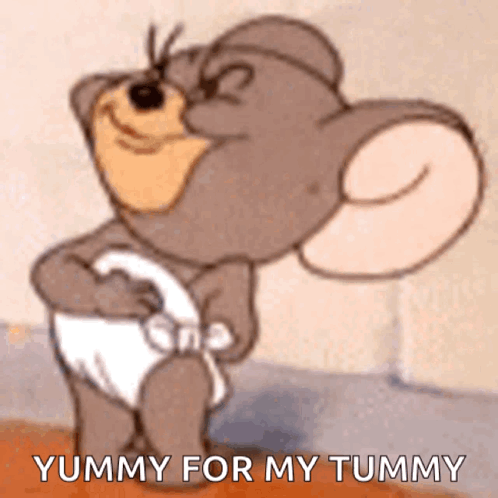 Yummy Word in Colorful Font