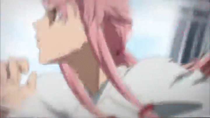 Yuno Gasai Anime Madly Running GIF