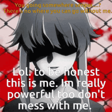 Yuno Lol I'm Powerful Don't Mess With Me GIF