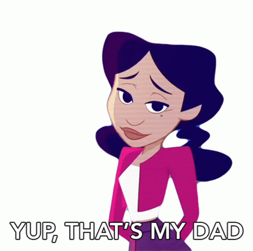 Yup That's My Dad Penny Proud GIF