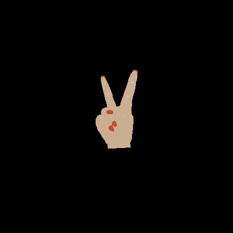 Yup You Got This Peace Sign GIF