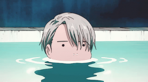 Yuri On Ice Swimming On Pool GIF