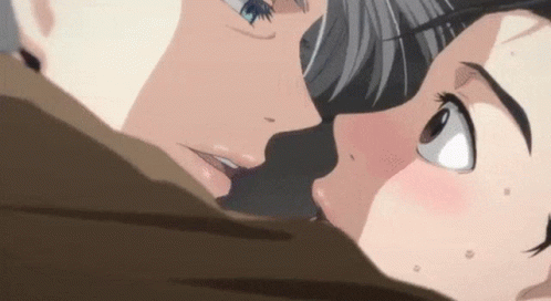 Yuri On Ice Victor And Yuuri Kiss GIF