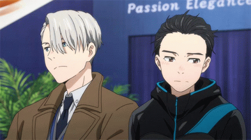 Yuri On Ice Victor And Yuuri Walking GIF