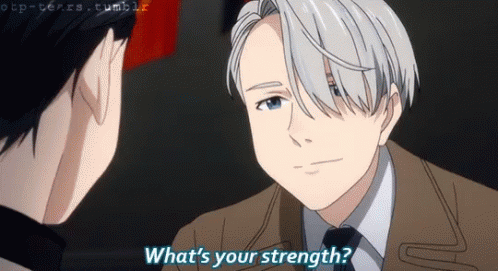 Yuri On Ice Victor Nikiforov Strength And Weakness GIF