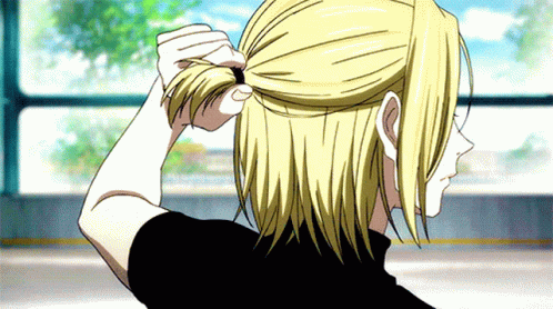 Yuri On Ice Yuri Untying Hair GIF