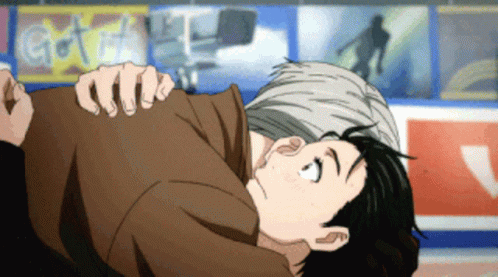 Yuri On Ice Yuuri And Victor Hug GIF