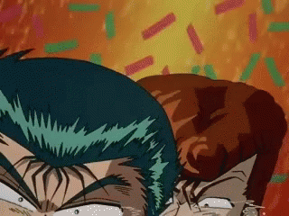 Yusuke And Kazuma Laughing GIF