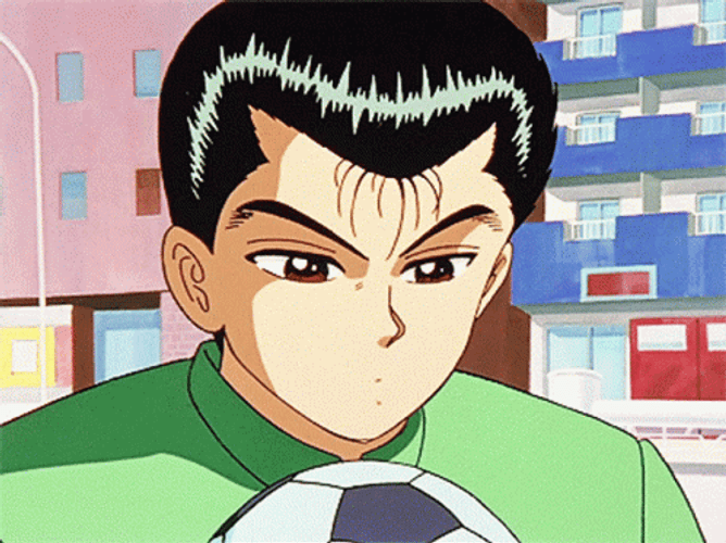 Yusuke Funny Face Yu Yu Hakusho GIF