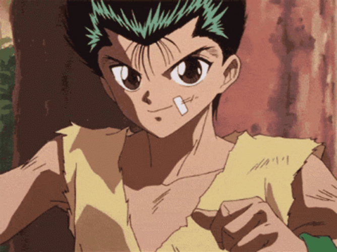 Yusuke Thumbs Up Yu Yu Hakusho GIF