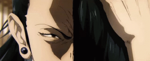 Yuta Okkotsu Big Eyes Scary Look GIF