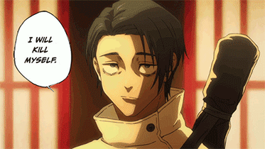 Yuta Okkotsu I Will Kill Myself GIF