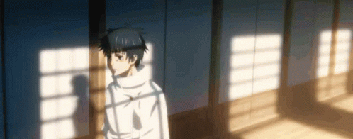 Yuta Okkotsu Walking Alley GIF