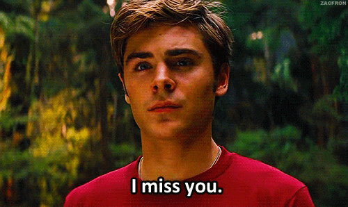 Zac Efron No I Miss You More GIF