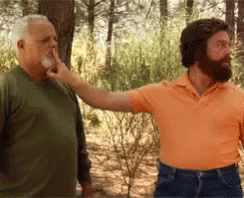 Zach Galifianakis Shut Up GIF