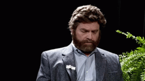 Zach Galifianakis Irritated Look GIF