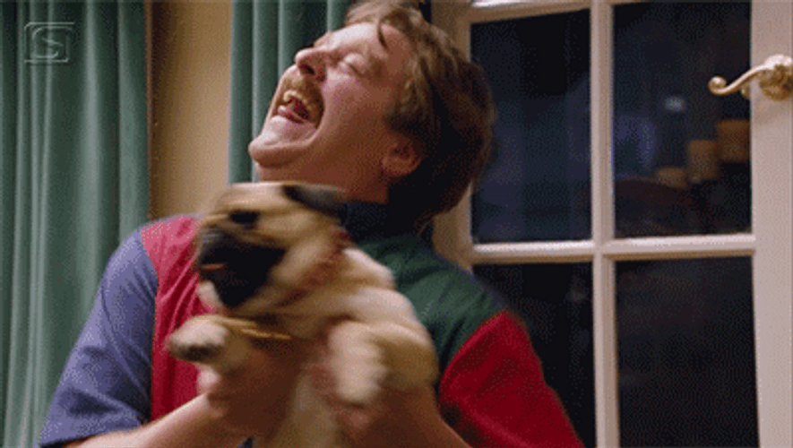 Zach Galifianakis Happy Pug Dance GIF