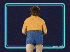 Zach Galifianakis Wearing Short Shorts The Snuggler GIF