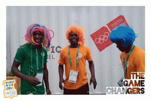Zambia Olympic Players Having Fun GIF