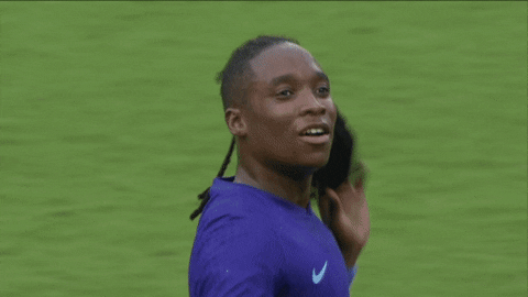 Zambian Barbra Banda Top Head Gesture GIF