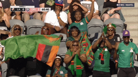 Zambian Fans Cheering Happy Applause GIF