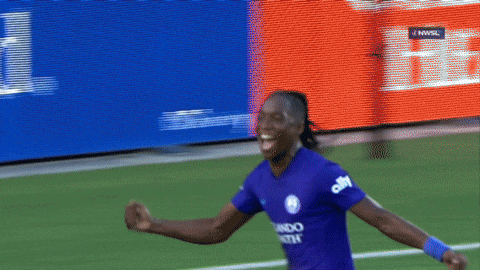 Zambian Player Barbra Banda Celebrating GIF