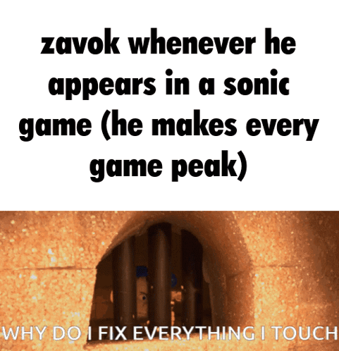 Zavok Makes Every Sonic Game Peak