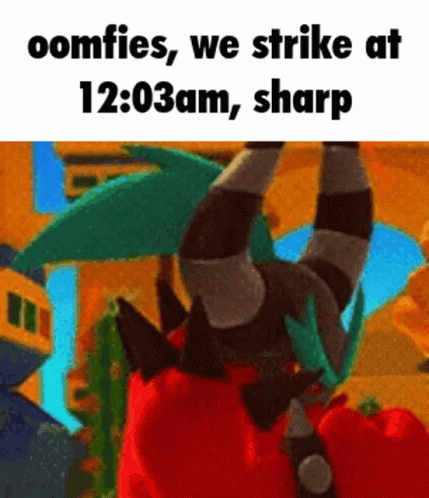 Zavok Sonic Strike At 12:03 Sharp GIF