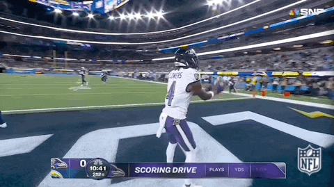 Zay Flowers Throws The Ball GIF