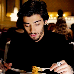 Zayn Malik Eating Spaghetti GIF