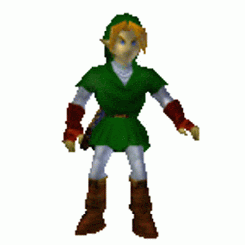 Zelda Link Back Flip GIF