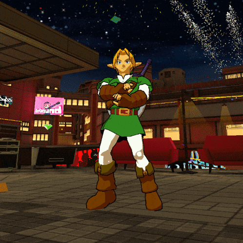 Zelda Link Gangnam Style Dance GIF