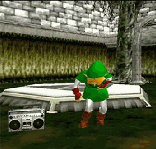 Zelda Link Hip Hop Dance GIF