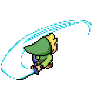 Zelda Link Spinning Sword GIF
